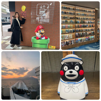 【九州の旅】息子プロデュースで長崎、熊本へ。温泉とフェリーを楽しむ弾丸日帰り旅
