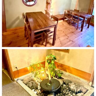 和風モダンな作りが落ち着く雰囲気。そのまま靴で上がれるのが嬉しいよね!