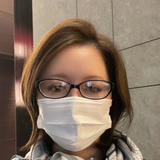 術後、極度の緊張から解放された様子