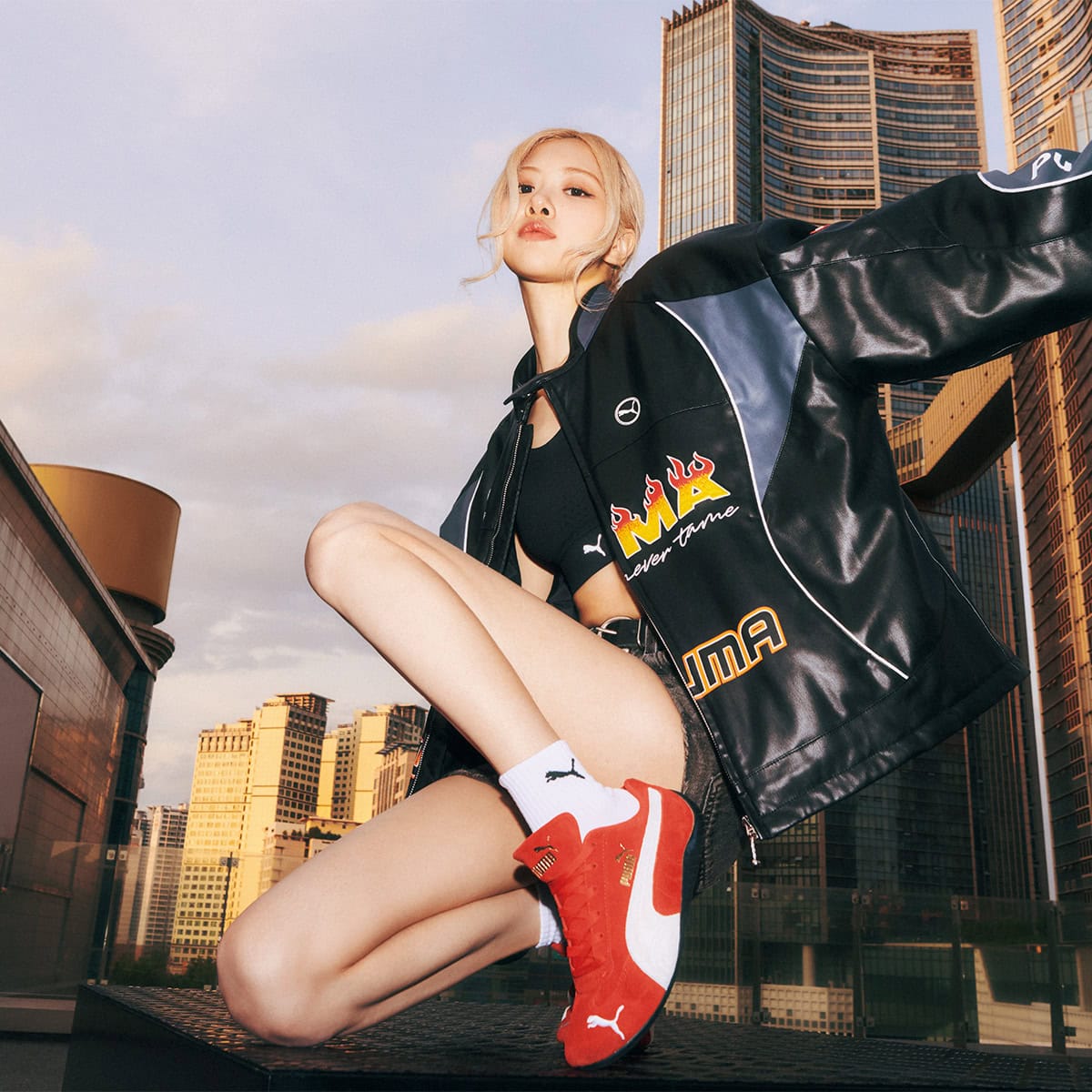 BLACKPINKのロゼのPUMAが可愛すぎる件、プーマのグローバル
