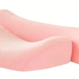 カルクス 首と肩がホッとする枕ベーシック ライトピンク コットンタイプ 1万5800円（サバキュー）