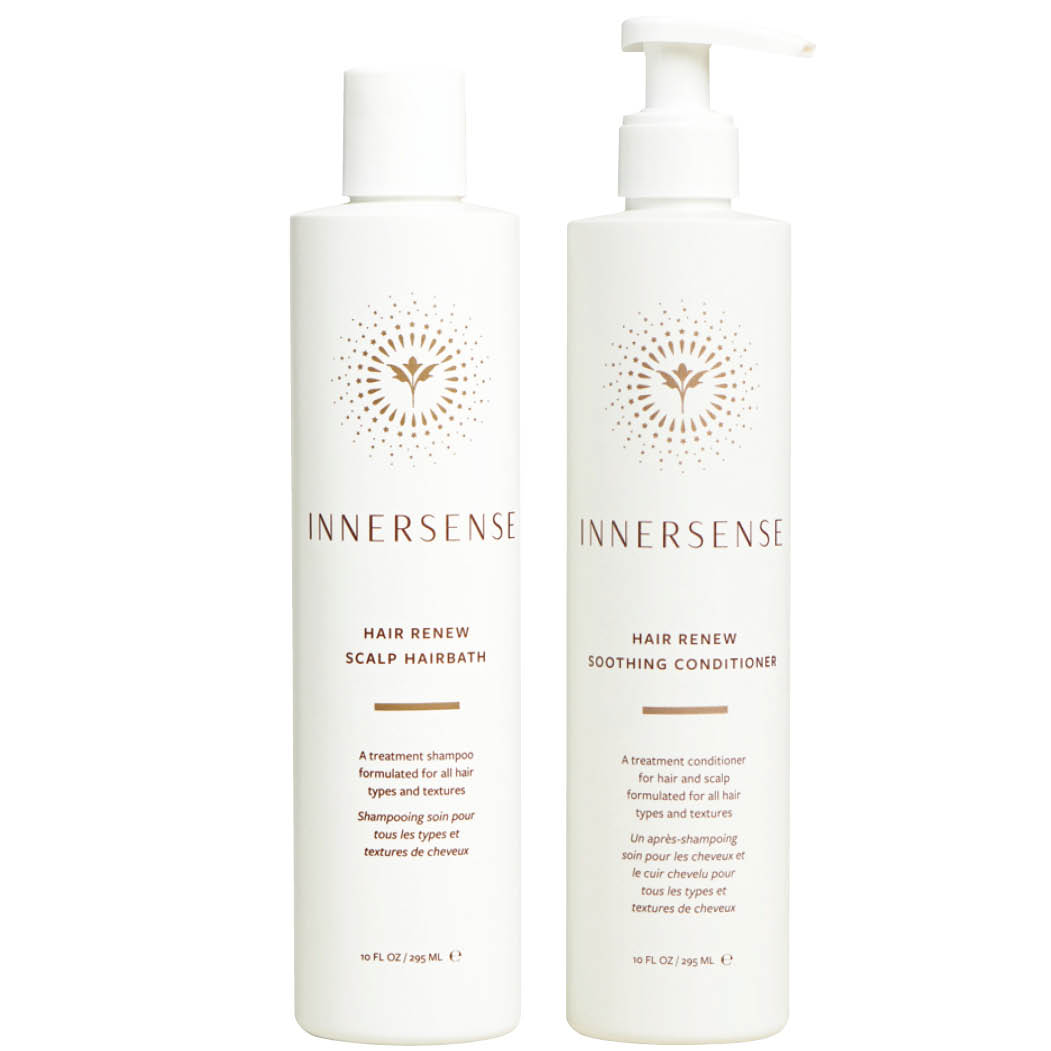 【インナーセンス】ヘアリニュー スカルプヘアバス／ヘアリニュースージングコンディショナー　295mL 4400円／295mL 4620円（コスメキッチン）