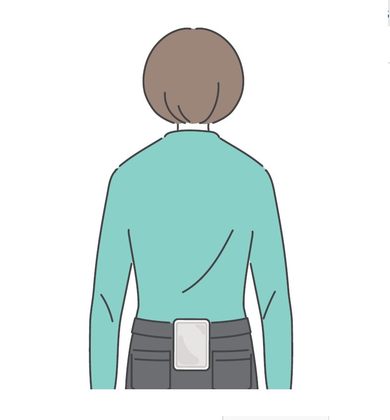 毛細血管を再生するカイロの貼り方①仙骨