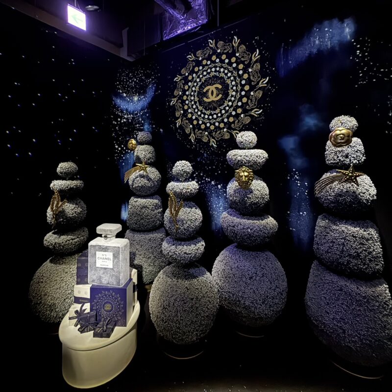 大きく重厚なドアを開け、真っ暗で神秘的な空間からスタート。