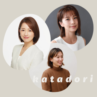 日本の良いもの発見隊!として活動するkatadori タレントの安 田美沙子、アナウンサー松丸友紀、TOUROU代表小川晴香がメンバー