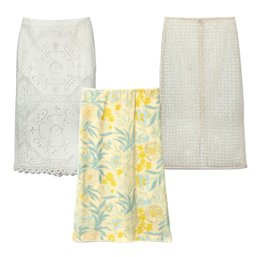 透け感レイヤードスカート3選