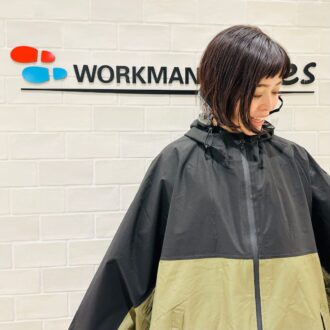 ワークマンの定番人気レインウエア・高撥水レインポンチョ（2,900円）
