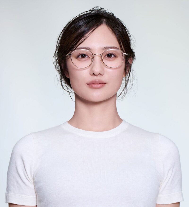 目鼻立ち洗練フレーム着用後