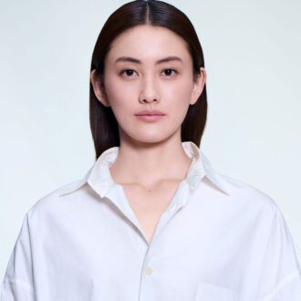 透明感底掛けフレーム着用前