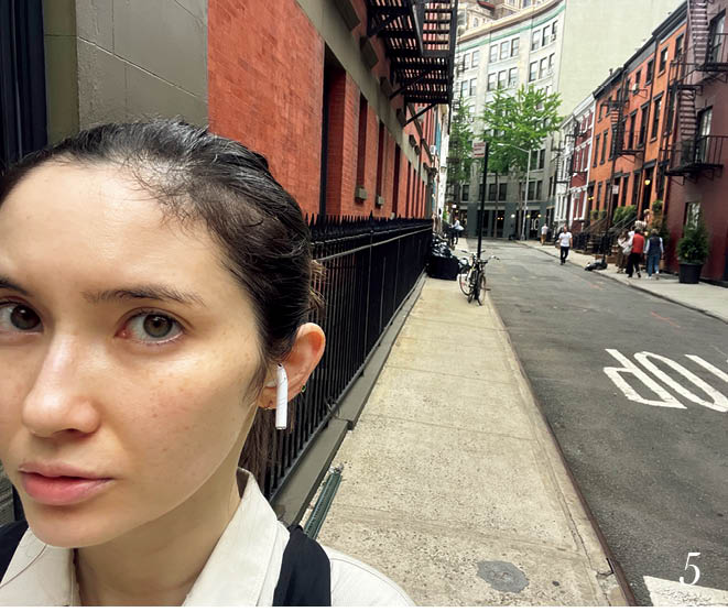 5.かつて住んでいたNY。「慣れているので、ひたすら街歩きするのが好き」 