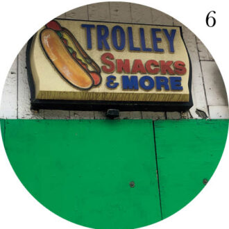 6.ボストンで見つけたホットドッグ店のレトロでかわいい看板。