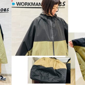 雨の日の大正解アウター【ワークマン】の高機能レインポンチョ2900円が想像以上に優秀