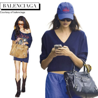 【40代バッグ】セレブたちがズッ友ブランドに夢中！トップモデルが着こなすBALENCIAGA