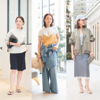 【40代ファッション】キレイ目もカジュアルも参考にしたい、L’Appartementプレス佐々木郁美さんの春コーデ3daysスナップ