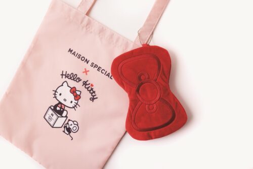 GLOW 2026年5月・6月合併号2026年5月・6月合併号増刊 付録【メゾンスペシャル×ハローキティ　リボンポーチ＆トートバッグ】 リボンポーチはバッグチャームとして