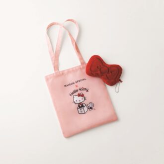 とにかく可愛い！「メゾンスペシャル×ハローキティ」の夢のコラボ♡トートバッグとふわふわリボンポーチが豪華セットに！【GLOW5月・6月合併号増刊付録】