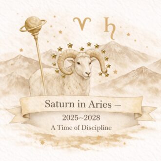 【星読みNEWS】〈2/14〜土星×牡羊座入り〉に意識しておきたい4つのこと。