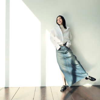 【中谷美紀さんインタビュー】40代の振り返り＆デニムとニットのおしゃれ【インタビュー後編】