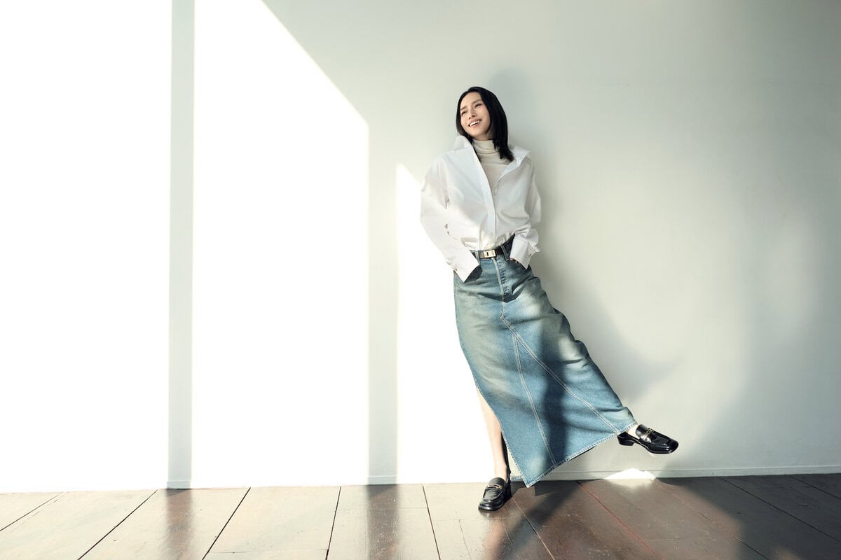 【中谷美紀さんインタビュー】40代の振り返り＆デニムとニットのおしゃれ【インタビュー後編】