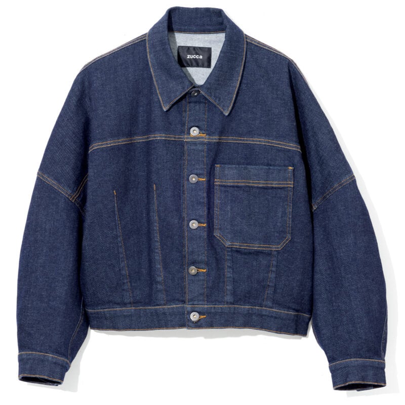 ゆったりとラクに着られて品よく洒落見え。デニムジャケット4万9500円(ZUCCa/エイ・ネット)