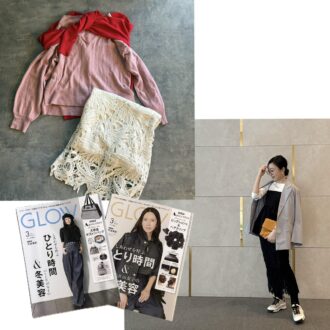 40代の春待ちコーデ３選・GLOW3月号「スイッチアイテム着まわし術」がお手本｜かがやき隊 藤野 翠