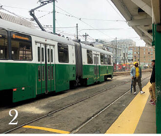 2.アメリカ・ボストンを走るトラム。「家族に会いに行った時にひとりでふらっと」