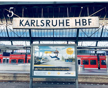 5.ドイツのベルリンとライプツィヒに行った時の写真。「ヨーロッパは鉄道で旅行しやすいので、友だちに会いに行ったときに数日はひとりで旅行することが多いです」