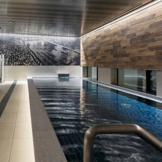 ゆっくりと身を委ねられる大浴場