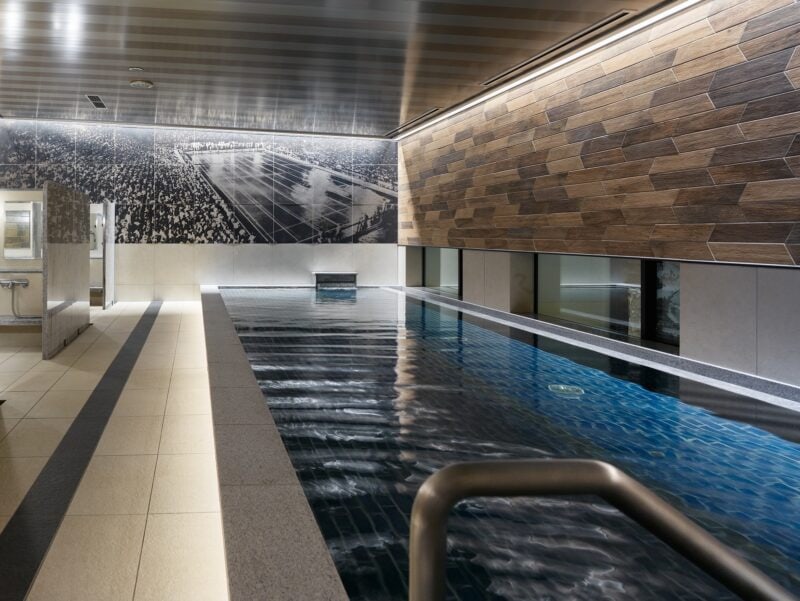 ゆっくりと身を委ねられる大浴場