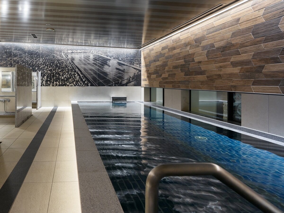 ゆっくりと身を委ねられる大浴場