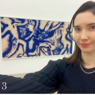 3.金沢21世紀美術館で『イヴ・クライン展』を鑑賞。