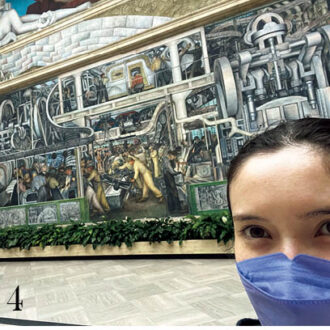 4.家族の地元であるアメリカのデトロイトを訪れた時に立ち寄った美術館で。