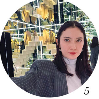 5.東京の美術館で、印象的だったインスタレーションを撮影。