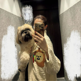 1.スクービーさん柄のニットを『編み物☆堀ノ内』にパーソナルオーダー。　