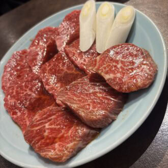 特上タレ焼肉の盛り合わせ