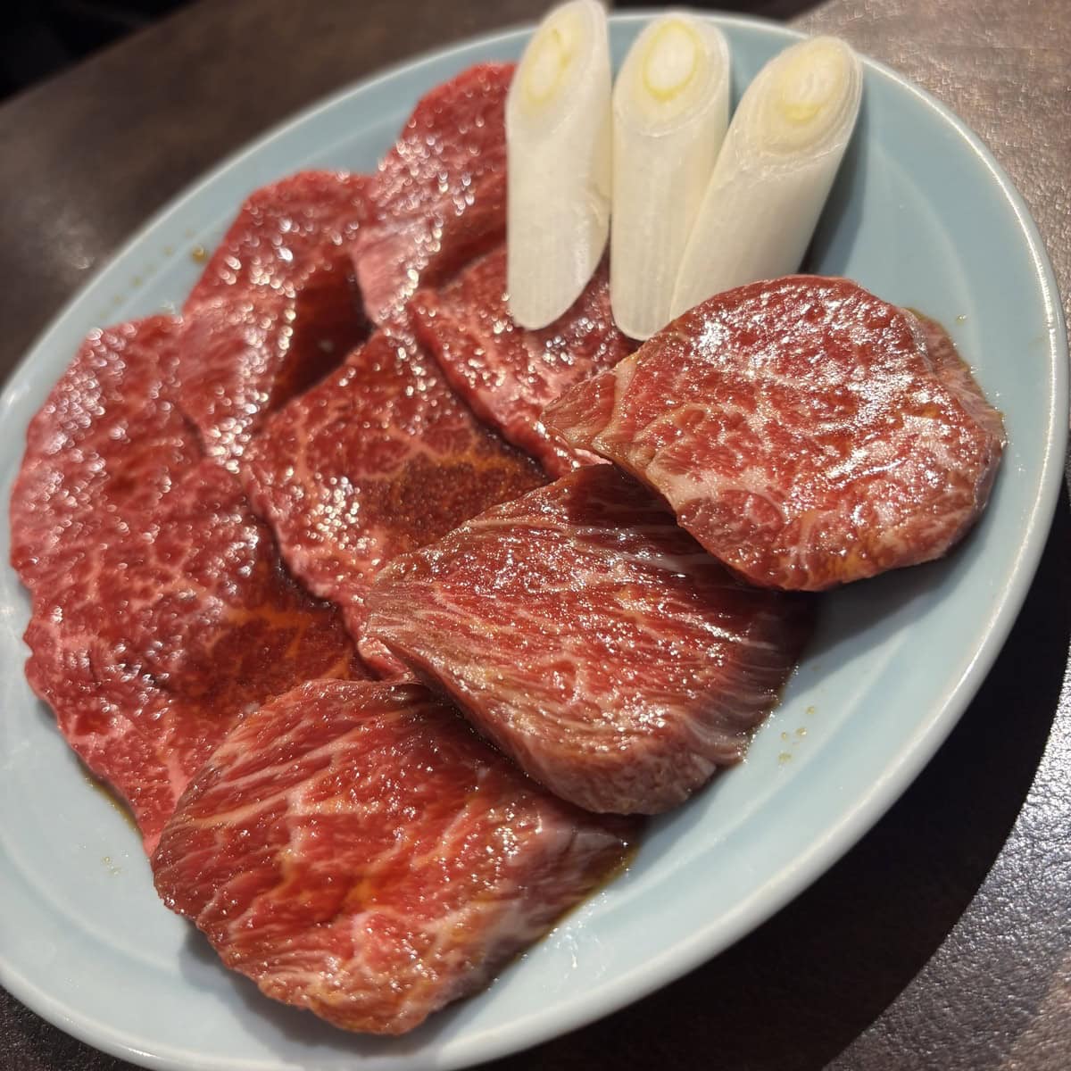 特上タレ焼肉の盛り合わせ