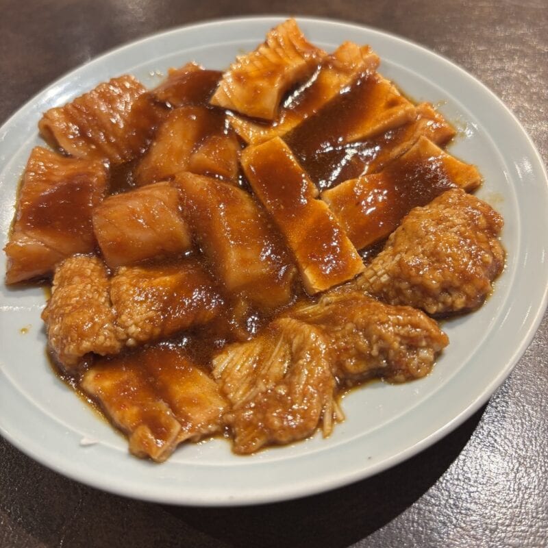 特上ホルモンの三種盛り