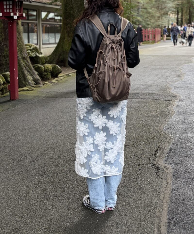 174㎝と高身長な筆者でもバランスのいいバックスタイル。サイズ感も本当に絶妙です！