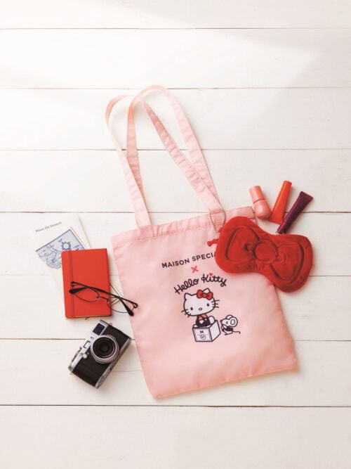 GLOW 2026年5月・6月合併号2026年5月・6月合併号増刊 付録【メゾンスペシャル×ハローキティ　リボンポーチ＆トートバッグ】 とにかく可愛い♡ふわふわポーチとピンク色のバッグがセットに！