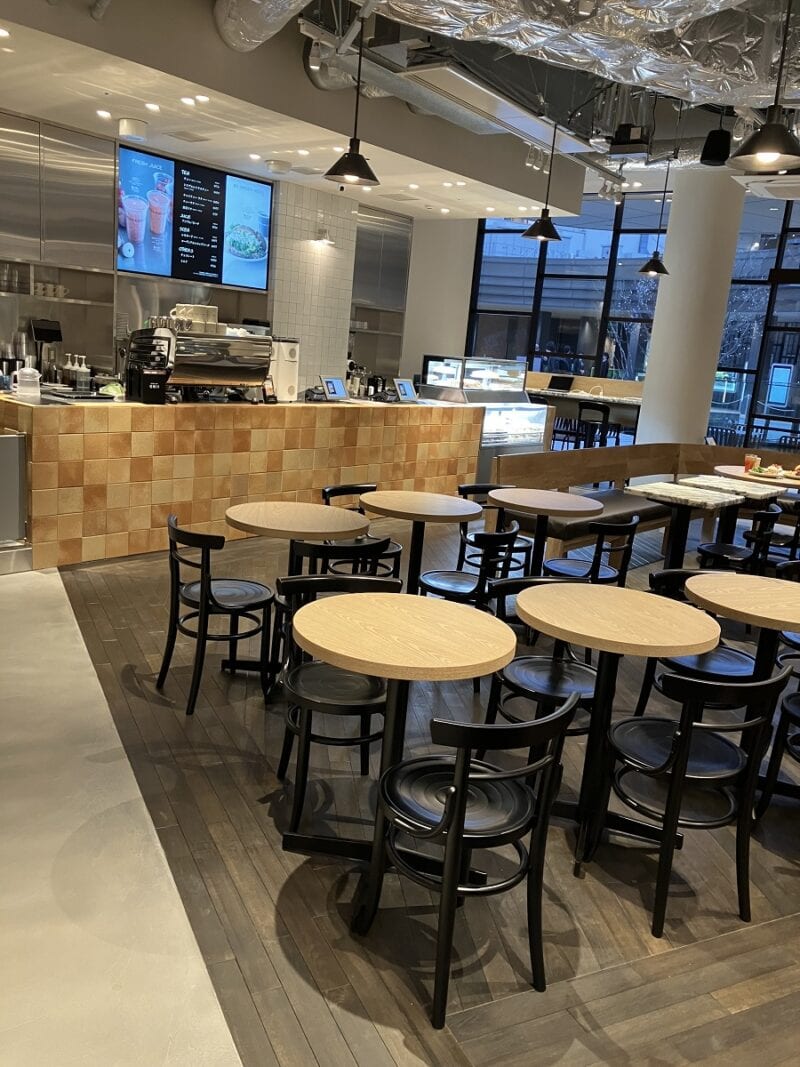 ディーン&デルーカおい町のカフェスぺース