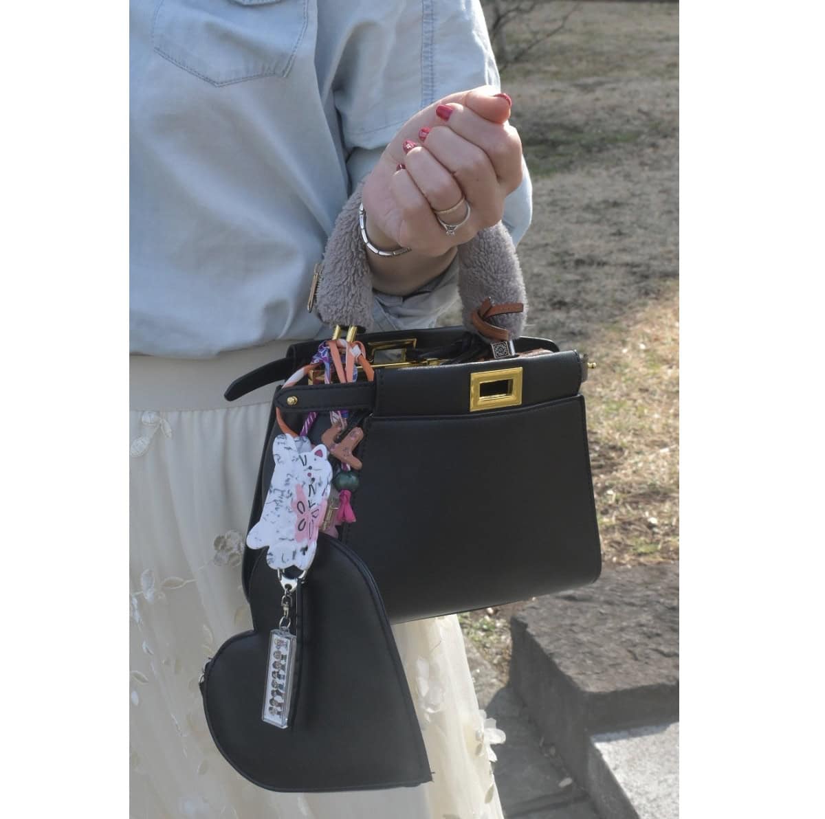 【FENDI】のレザーバッグ