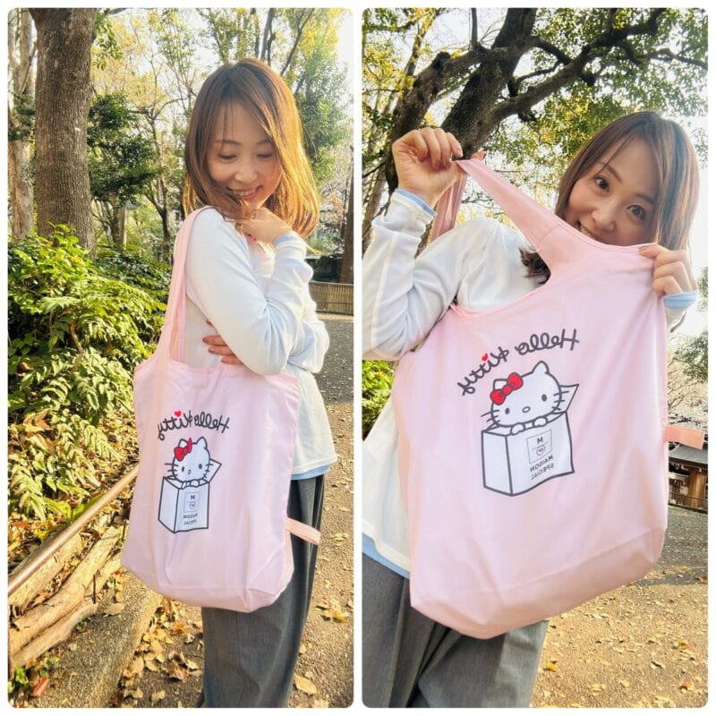 マルシェバックでお花見に