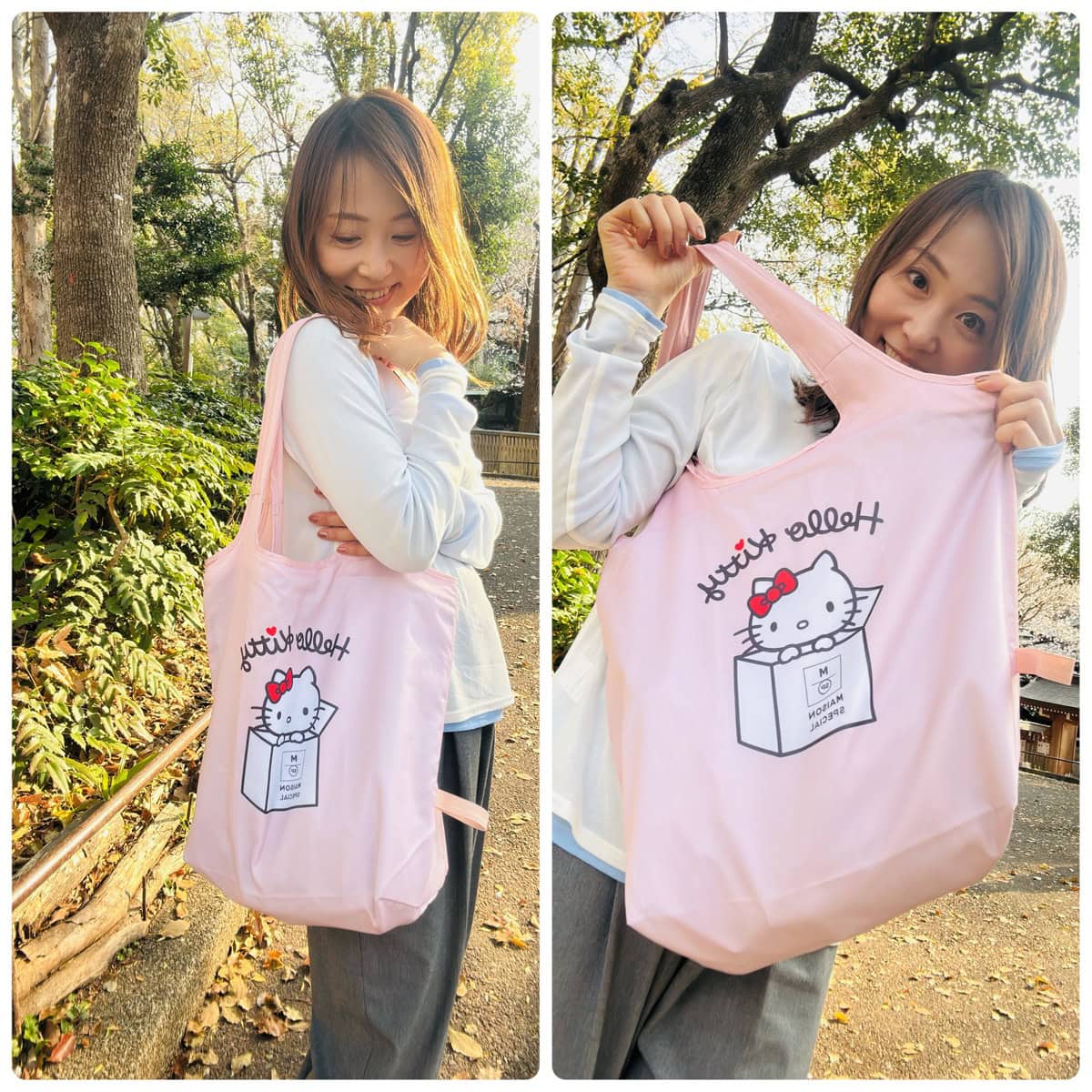 マルシェバックでお花見に