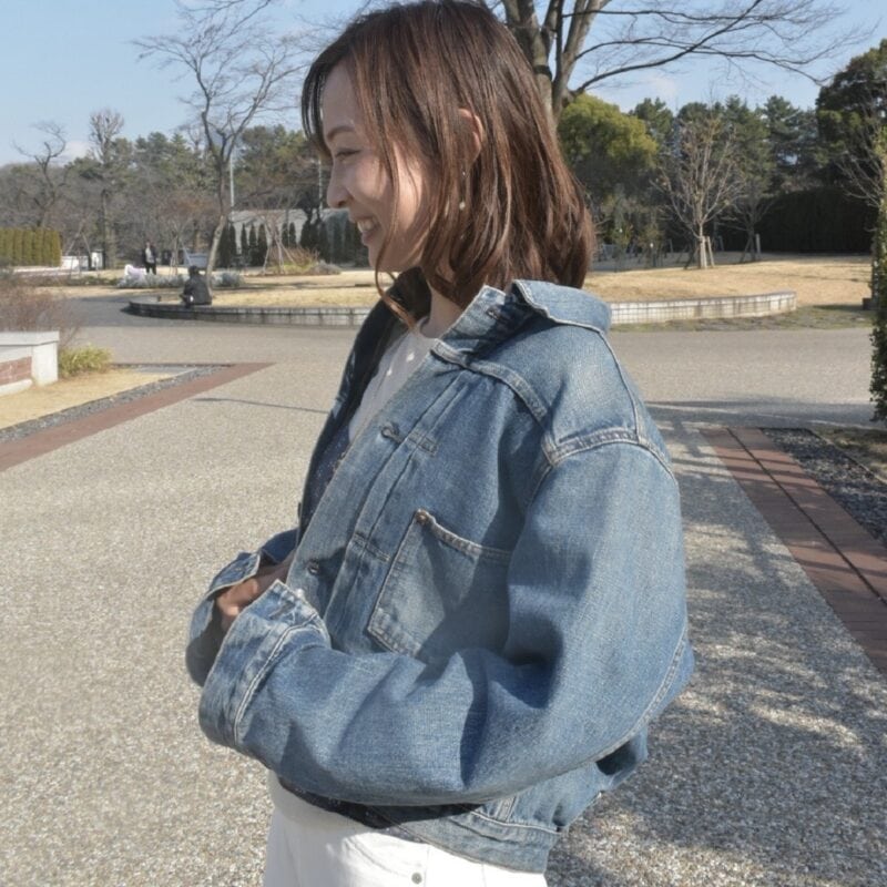 【HYKE】のデニムジャケット