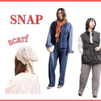 【40代ファッション】春の代表トレンドはコレ！真似したいおしゃれプロ達の【スカーフ】使い方4選