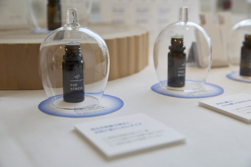 「スリーピングサポートシリーズ」の体験ブース