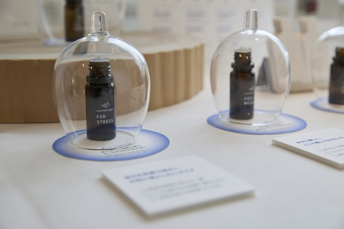 「スリーピングサポートシリーズ」の体験ブース