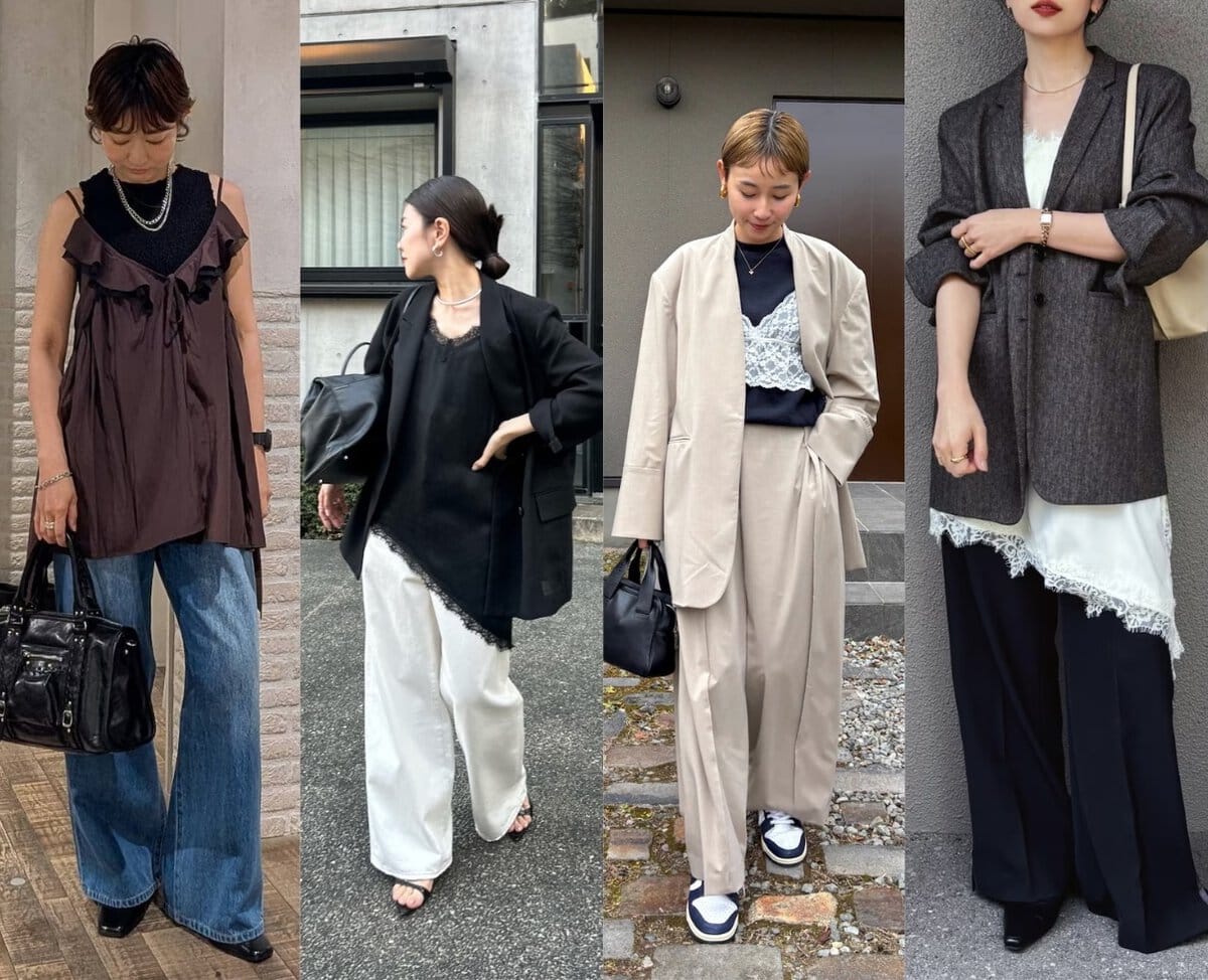 春のムードに乗って“レース”が本格トレンドイン！