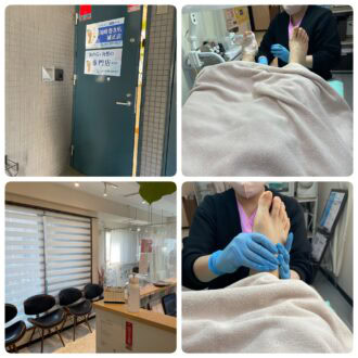 夏前に（ちょっと早かったかな？）フットケアに行ってきました