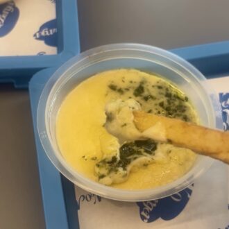 ポテトにディップ！